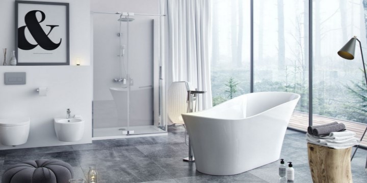 Vasche da bagno in acrilico sistemi di idromassaggio pannelli doccia box doccia piatti doccia produttore di sanitari Polonia